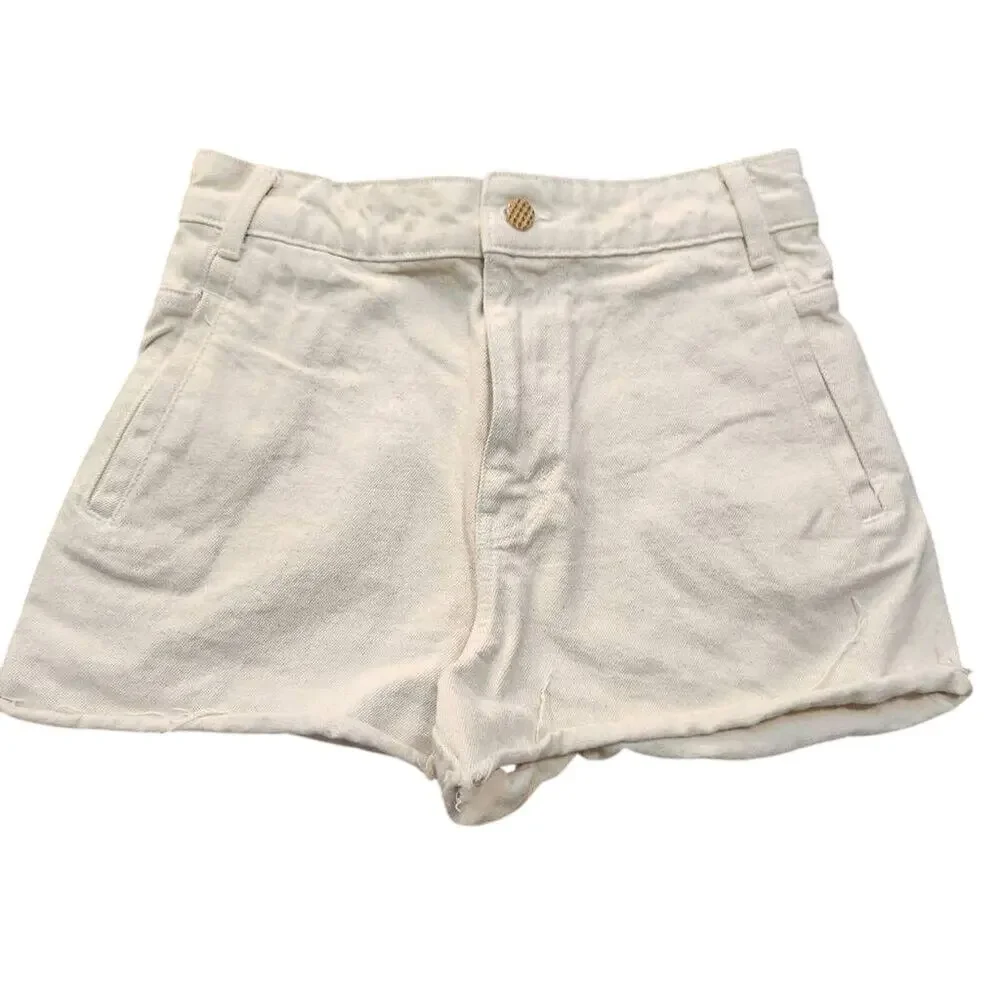 Zara high waist cutoff shorts